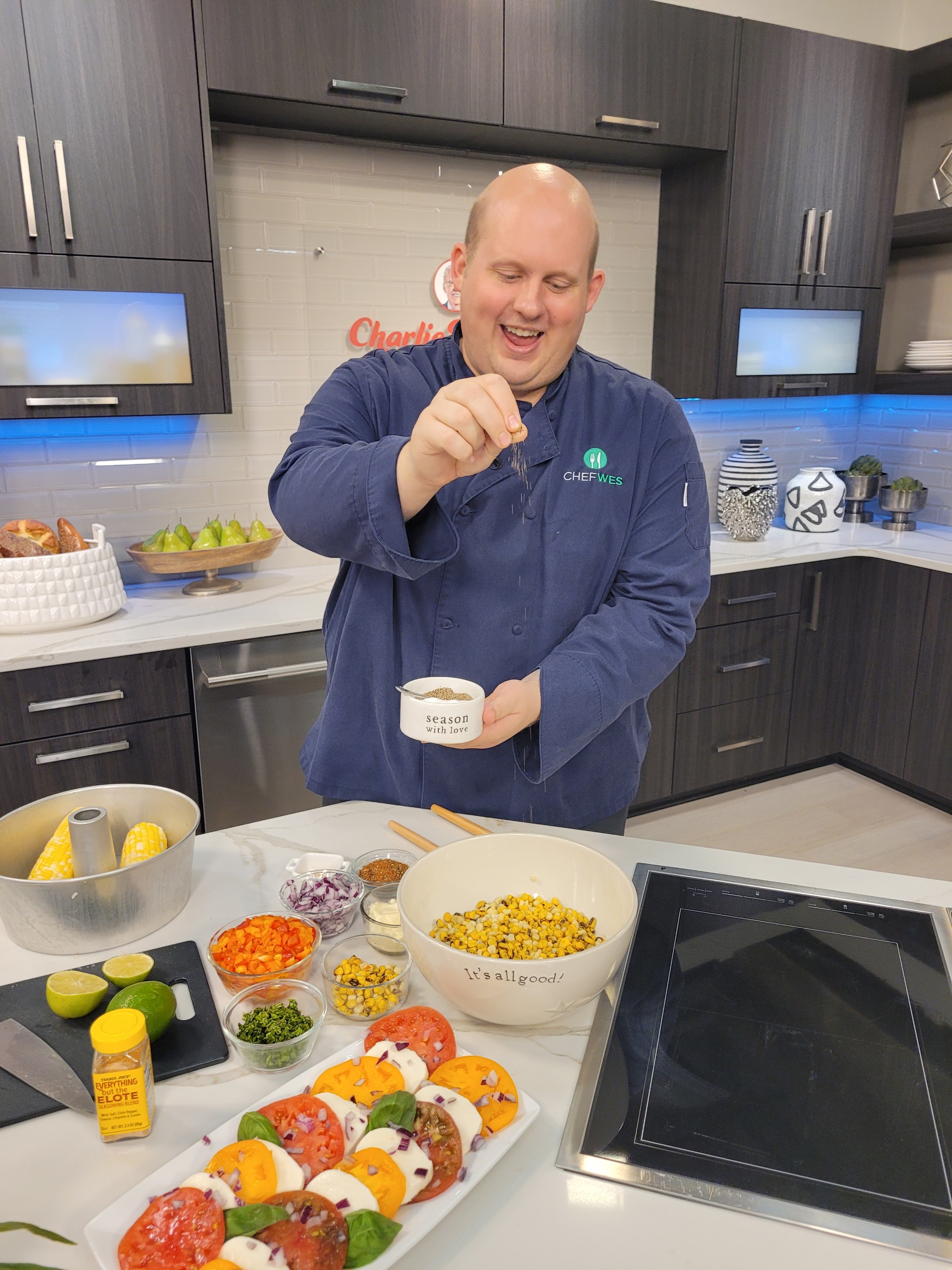 Chef Wes Private Chef Louisville Cooking in Kitchen